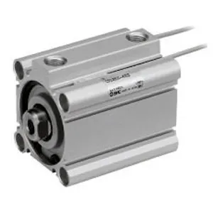 Xi lanh khí nén compact dạng mỏng, tiêu chuẩn, tác động kép, một cần piston CQ2A12-1D - CQ2 Z Series
